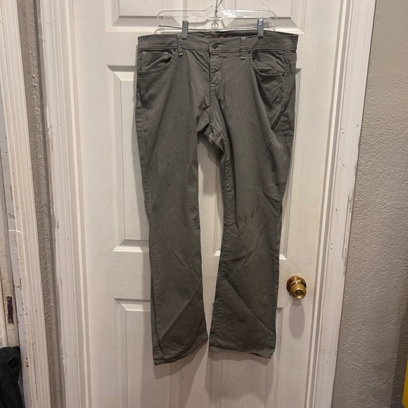 Old Navy The Flirt Women's Gray Stretch Casual Pants Size 14 Y2k Flap Pockets - Picture 1 of 7
